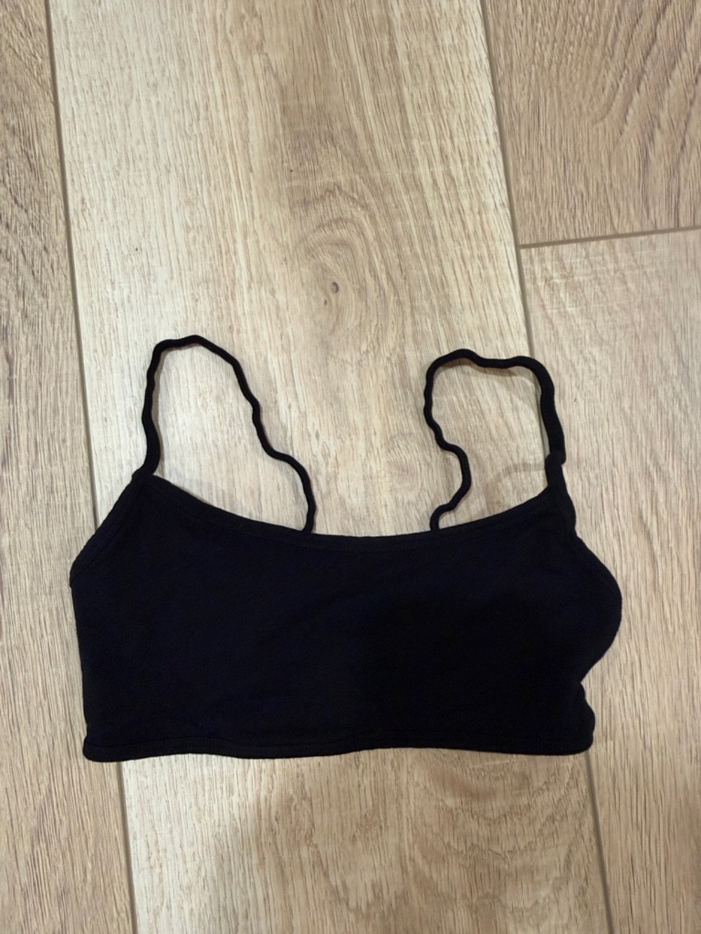 Indigo Luna Store Black Cropped Bralette - XS